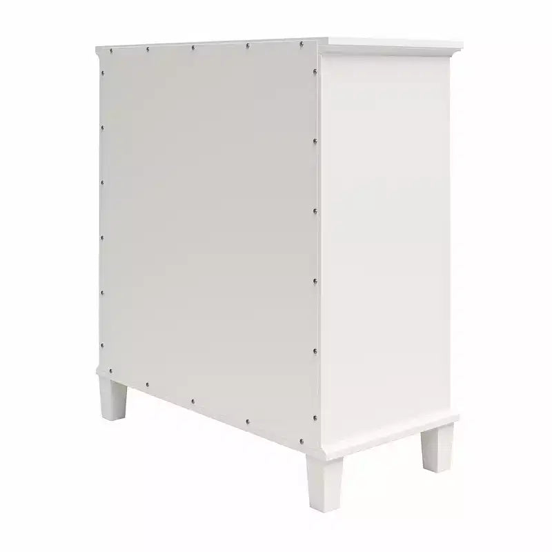 Meuble d’appoint de style nordique avec portes en verre