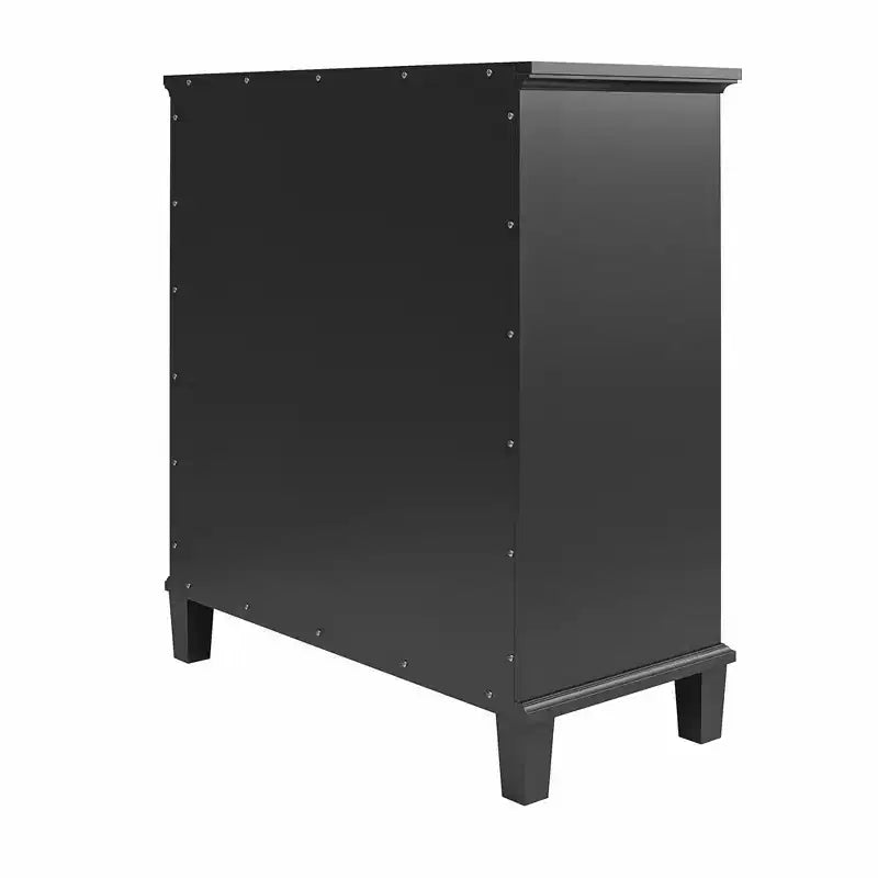 Meuble d’appoint de style nordique avec portes en verre