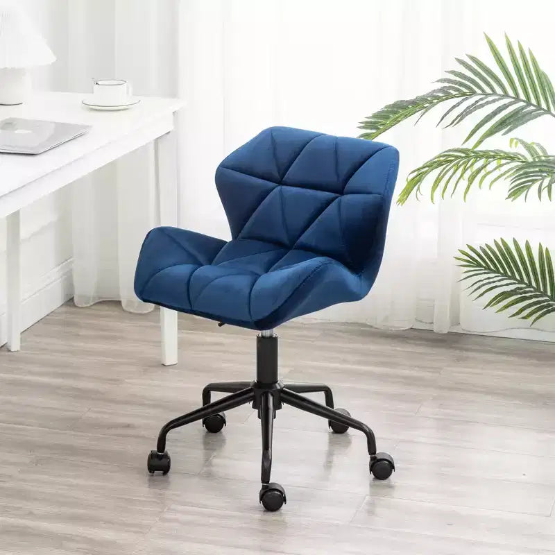 Chaise de bureau pivotante réglable et capitonnée