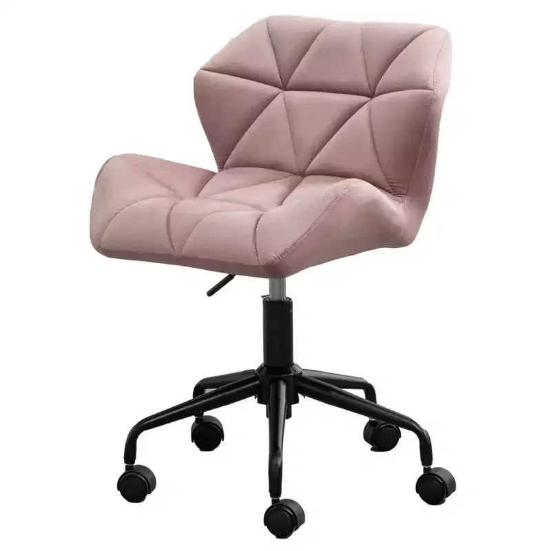 Chaise de bureau pivotante réglable et capitonnée