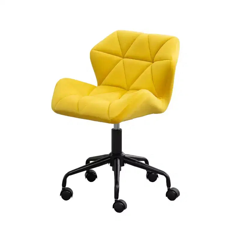 Chaise de bureau pivotante réglable et capitonnée