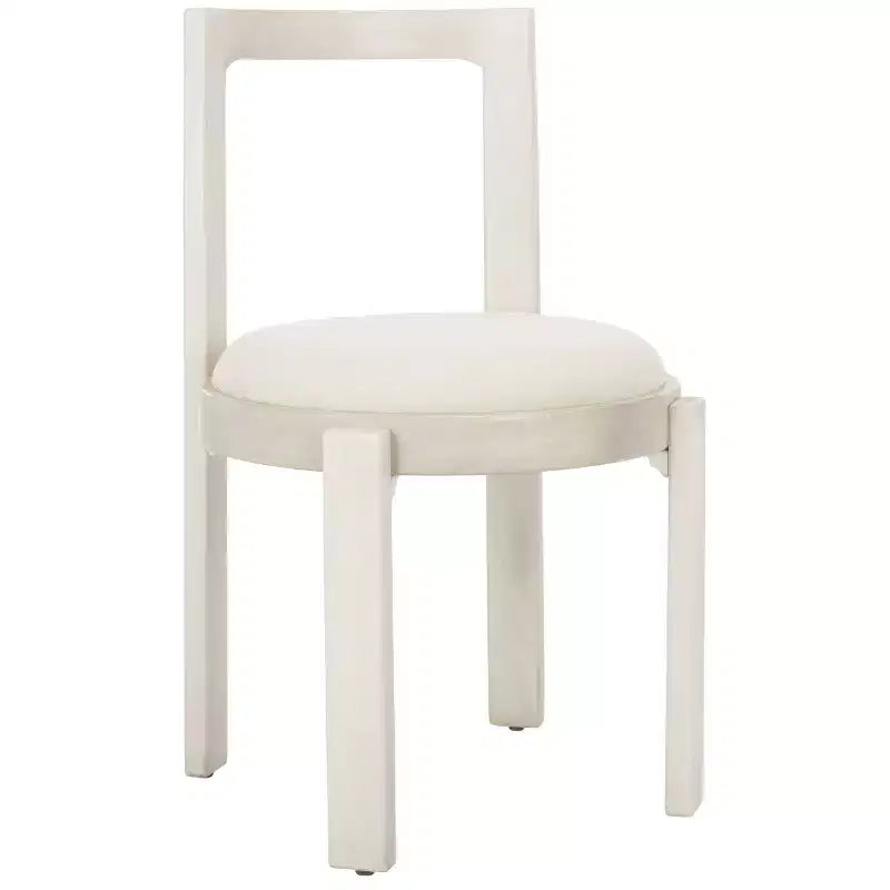 Silla de comedor redonda de estilo nórdico (juego de 2)