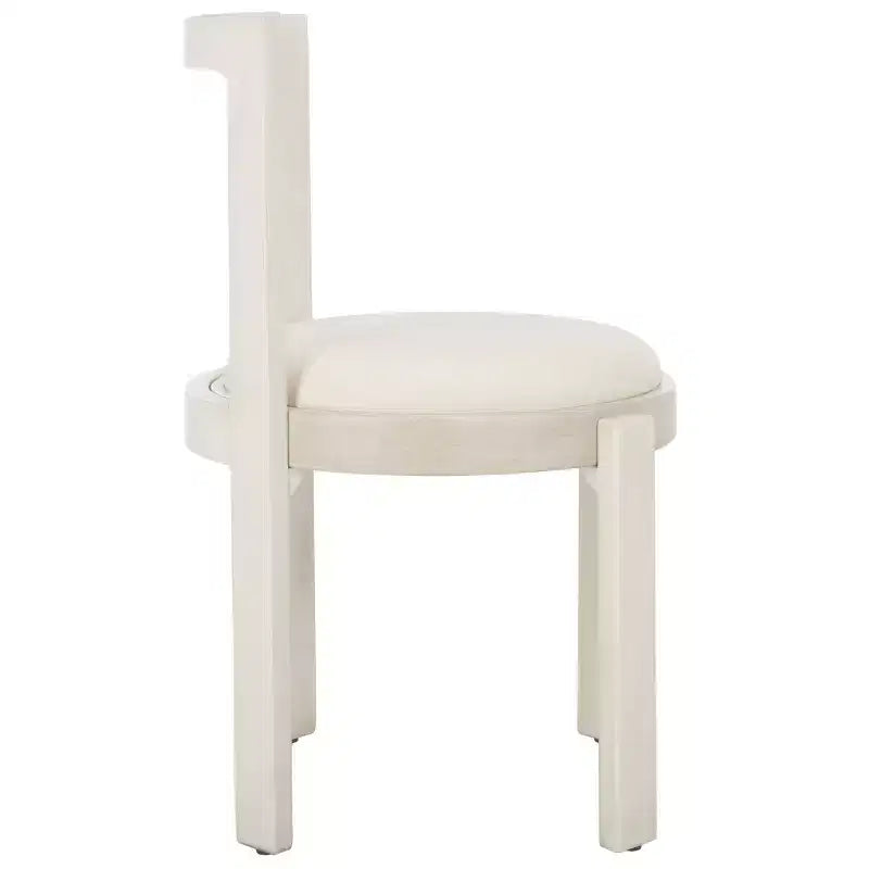 Silla de comedor redonda de estilo nórdico (juego de 2)