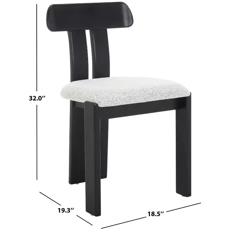 Silla de comedor con asiento nórdico de bouclé - DCH8806 - Safavieh