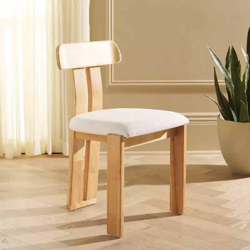 Silla de comedor con asiento nórdico de bouclé - DCH8806 - Safavieh