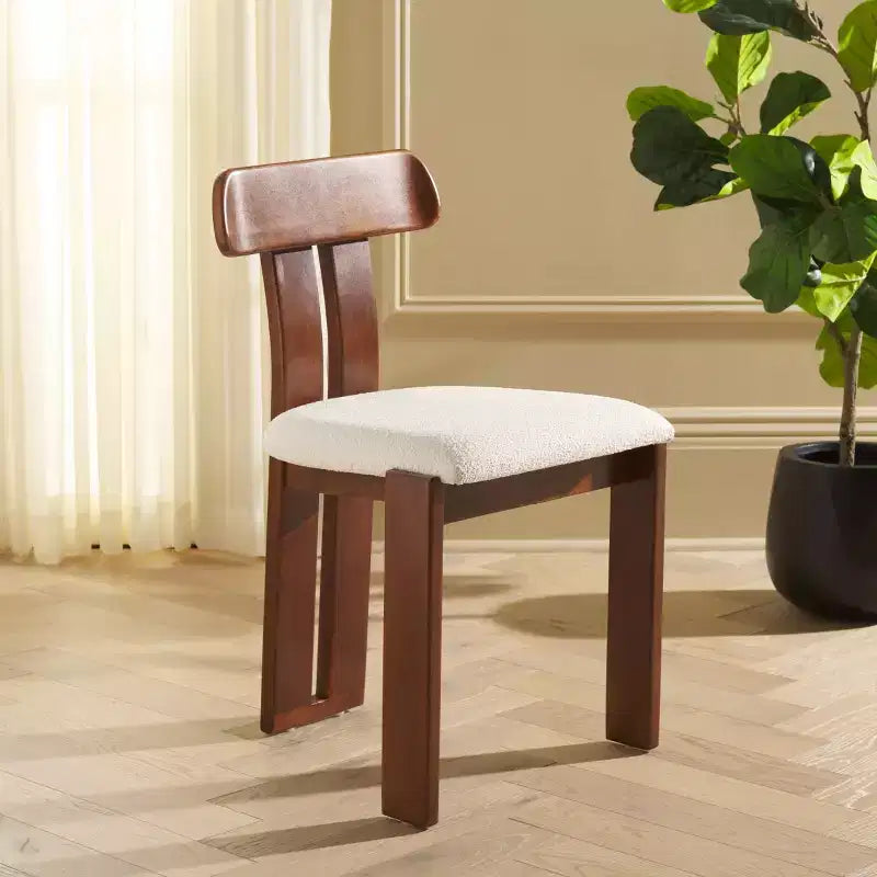 Silla de comedor con asiento nórdico de bouclé - DCH8806 - Safavieh