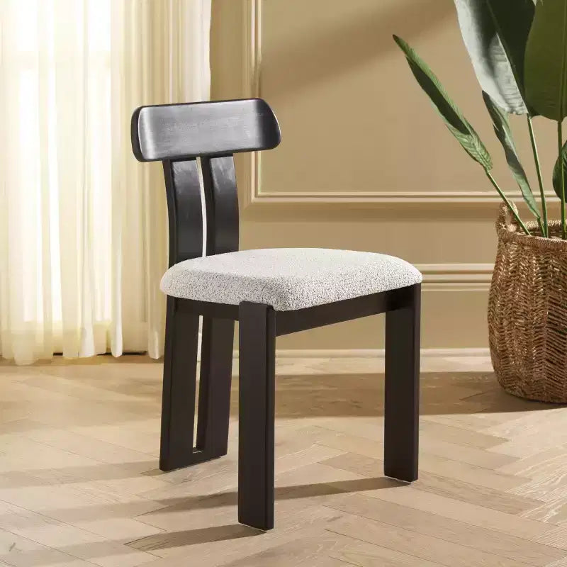 Silla de comedor con asiento nórdico de bouclé - DCH8806 - Safavieh
