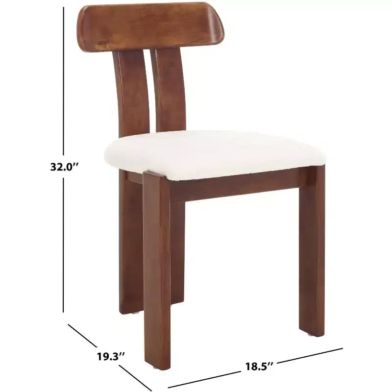 Silla de comedor con asiento nórdico de bouclé - DCH8806 - Safavieh