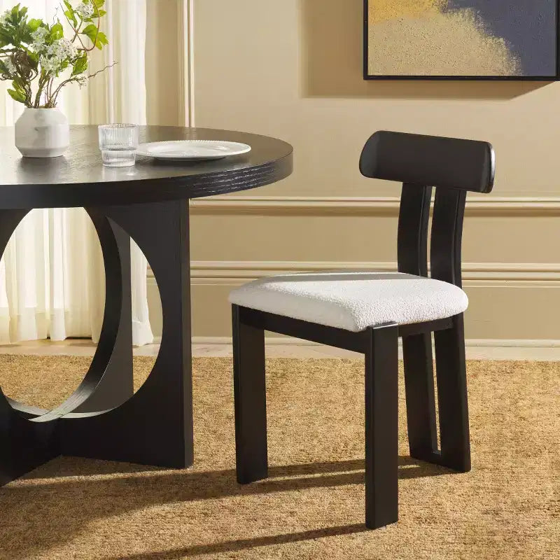 Silla de comedor con asiento nórdico de bouclé - DCH8806 - Safavieh