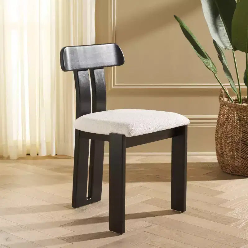 Silla de comedor con asiento nórdico de bouclé - DCH8806 - Safavieh