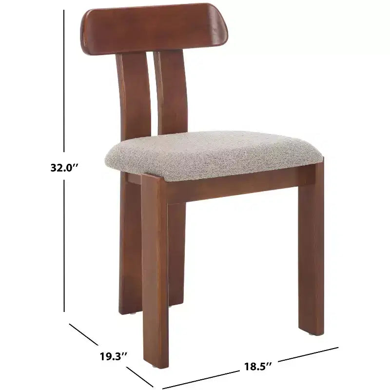 Silla de comedor con asiento nórdico de bouclé - DCH8806 - Safavieh