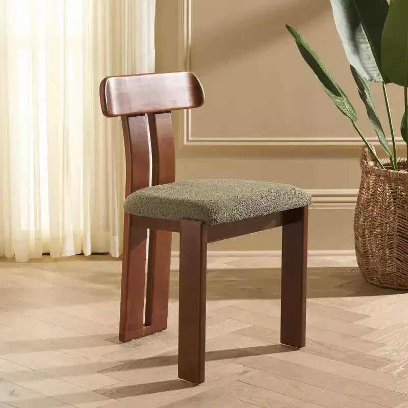 Silla de comedor con asiento nórdico de bouclé - DCH8806 - Safavieh
