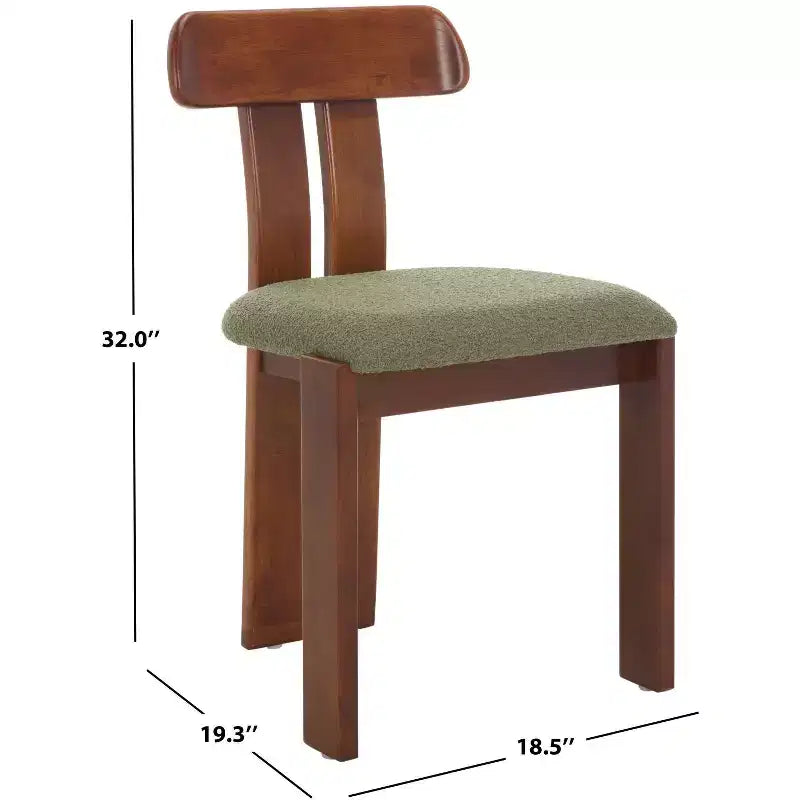 Silla de comedor con asiento nórdico de bouclé - DCH8806 - Safavieh