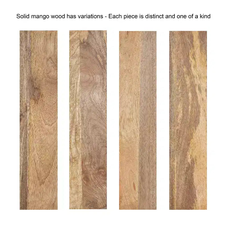 Console en bois, 36x14x33, naturel