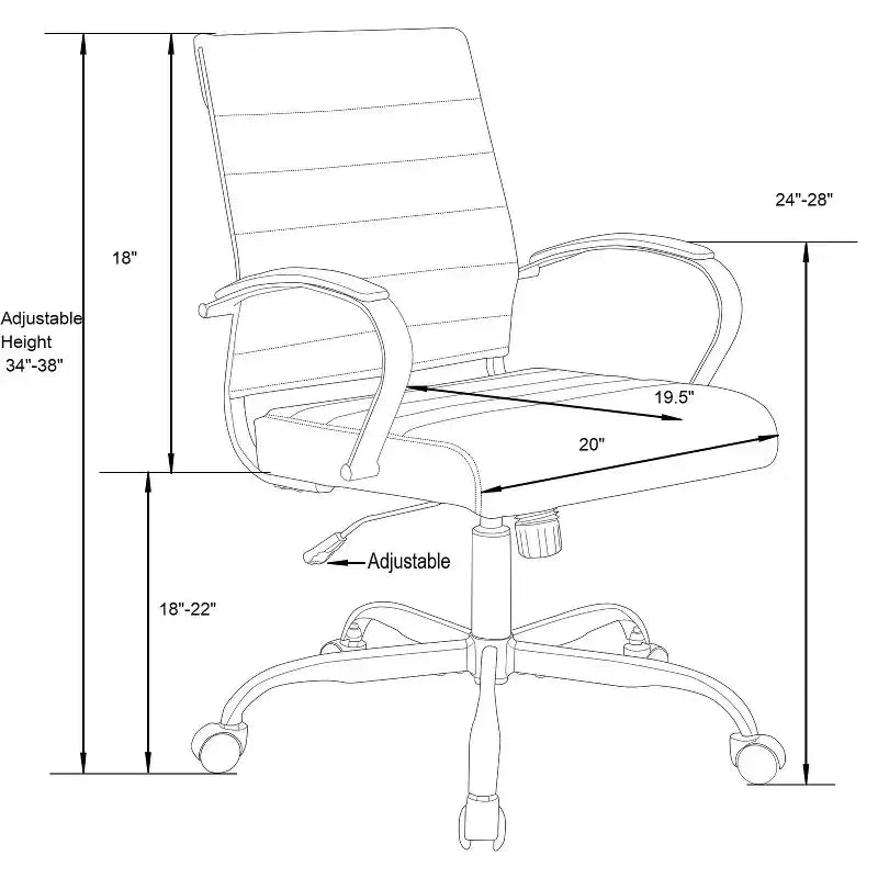 Ergonomische Bürostühle im Workwear-Stil
