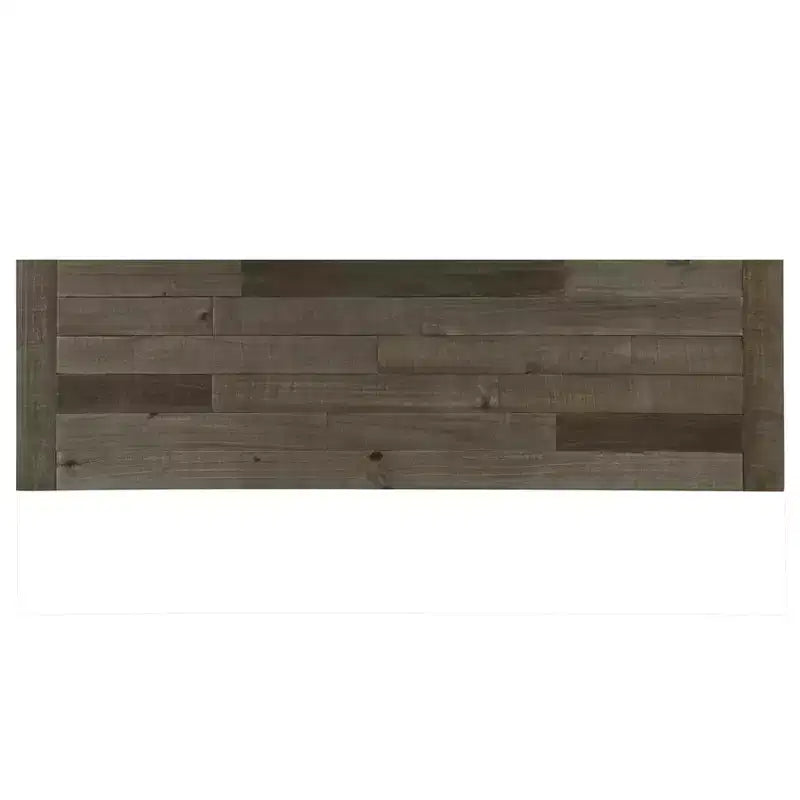 Banco de comedor de madera de dos tonos con acabado envejecido