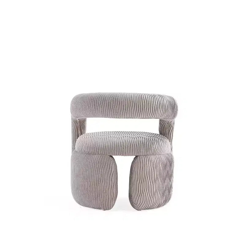 Lot de 2 chaises de salle à manger modernes rembourrées en velours