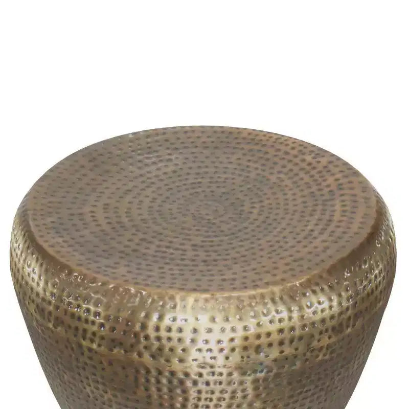 Mesa auxiliar metálica de diseño original