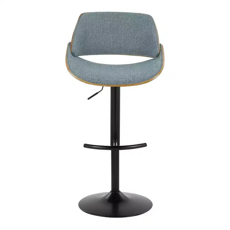 Juego de 2 taburetes de bar de estilo nórdico ajustables
