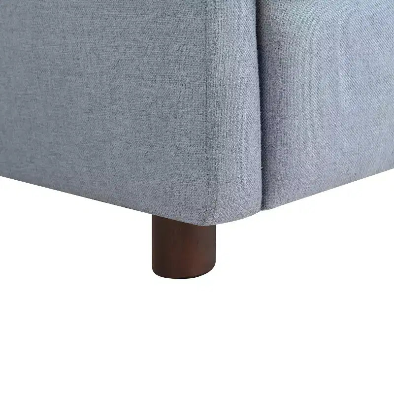 Sillón reclinable nórdico de respaldo abatible, tejido