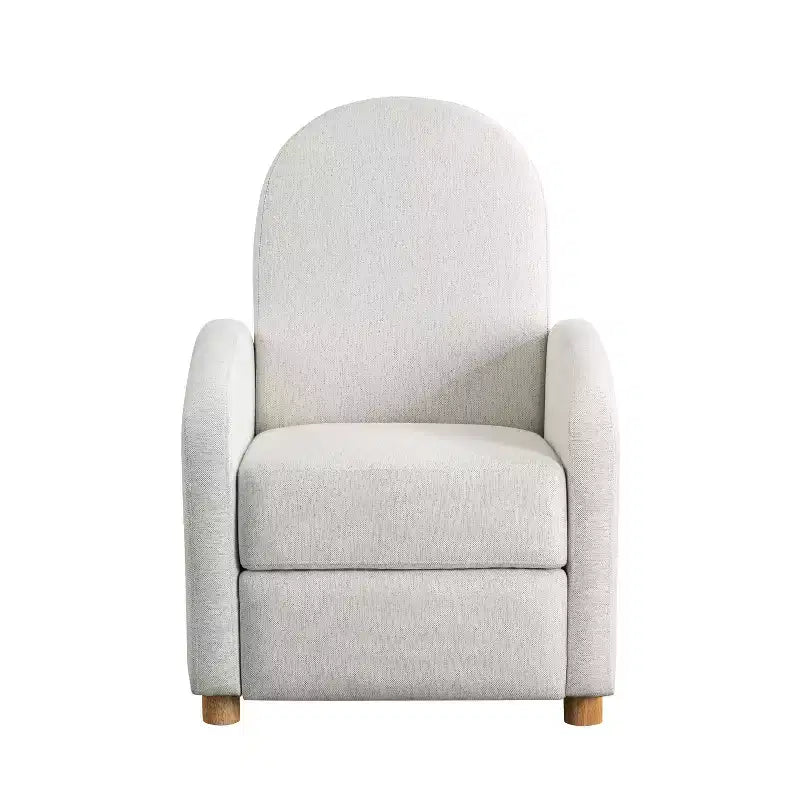 Sillón reclinable nórdico de respaldo abatible, tejido
