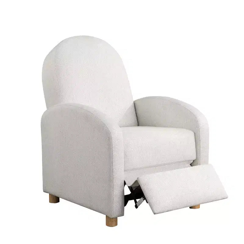 Sillón reclinable nórdico de respaldo abatible, tejido