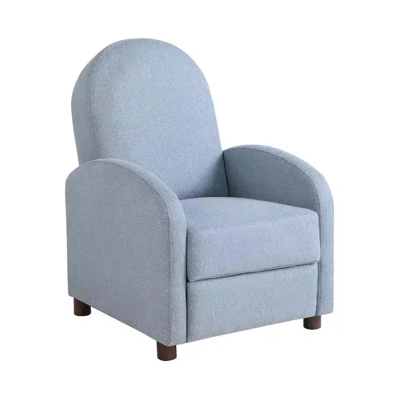 Sillón reclinable nórdico de respaldo abatible, tejido
