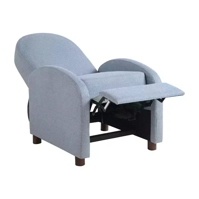 Sillón reclinable nórdico de respaldo abatible, tejido