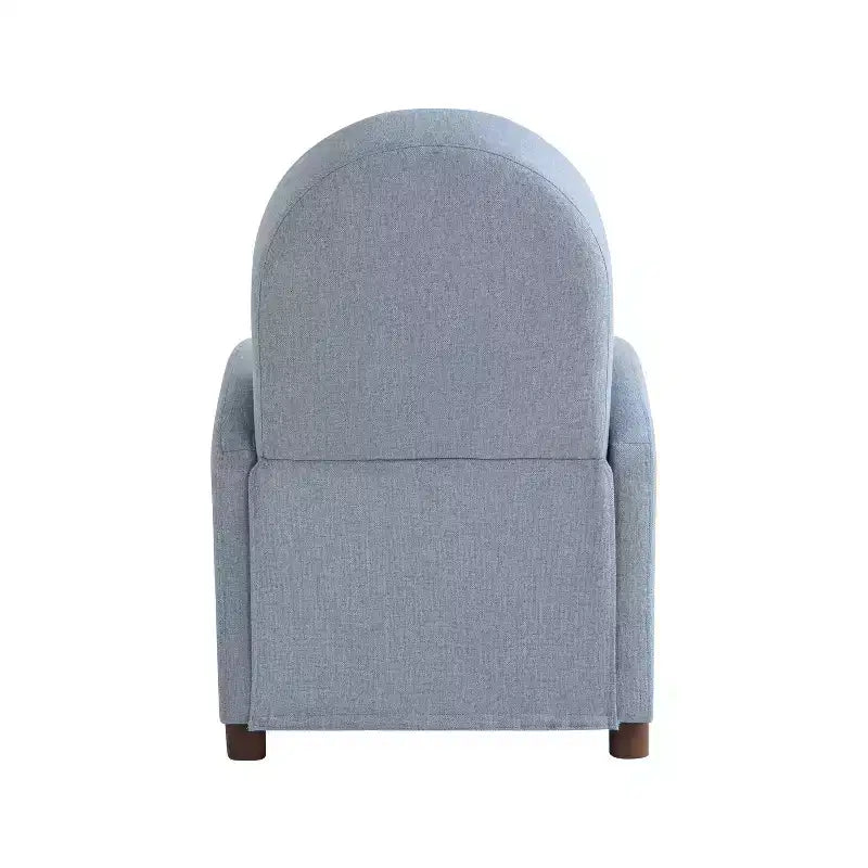 Sillón reclinable nórdico de respaldo abatible, tejido